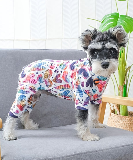 Cute Pet Pajamas for Small and Medium Dogs and Cats - Soft and Comfortable Jumpsuit for Your Furry Friend