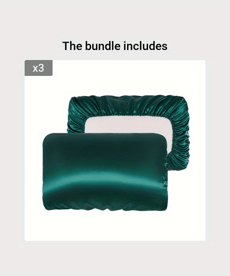 2pcs Soft And Breathable Satin Pillowcase With Elastic Cord - Perfect For A Comfortable Sleep In Your Bedroom