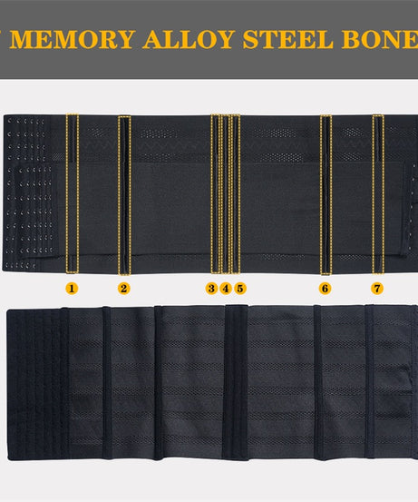 1pc Breathable Polyester Waist Cincher for Women - Medium Control Posture Improvement Shapewear with Adjustable Closure, Knit Fabric Weave, Hand Washable - 1pc