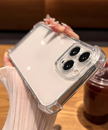 Durable And Transparent Phone Cover Designed for Various for iphone Models Including The Latest Ones, Providing Slim Protection.