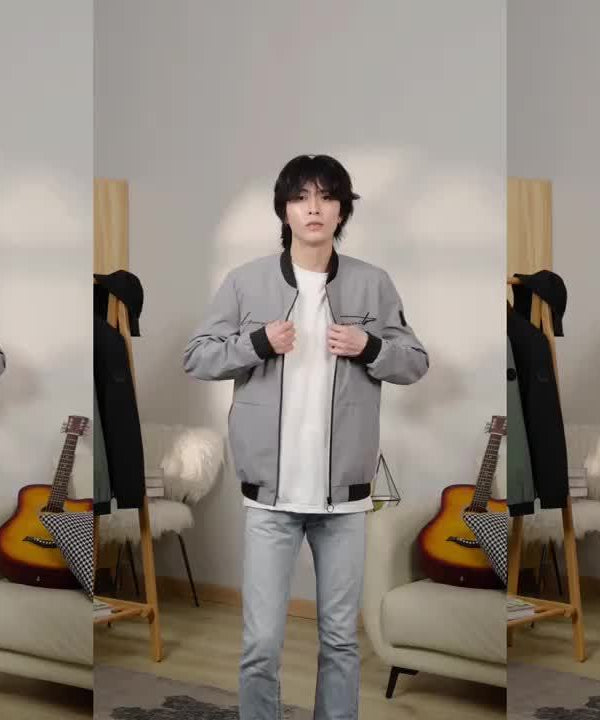 Men'S Letter Embroidered Casual Bomber Jacket, Mens Winter Jackets And Coats, Fridays Items, Mens Gifts Ideas, Gifts for Men, Thermal Wear for Men, Christmas Gifts, Suitable for Everyday Life, Home, Outdoor, Work, And Leisure