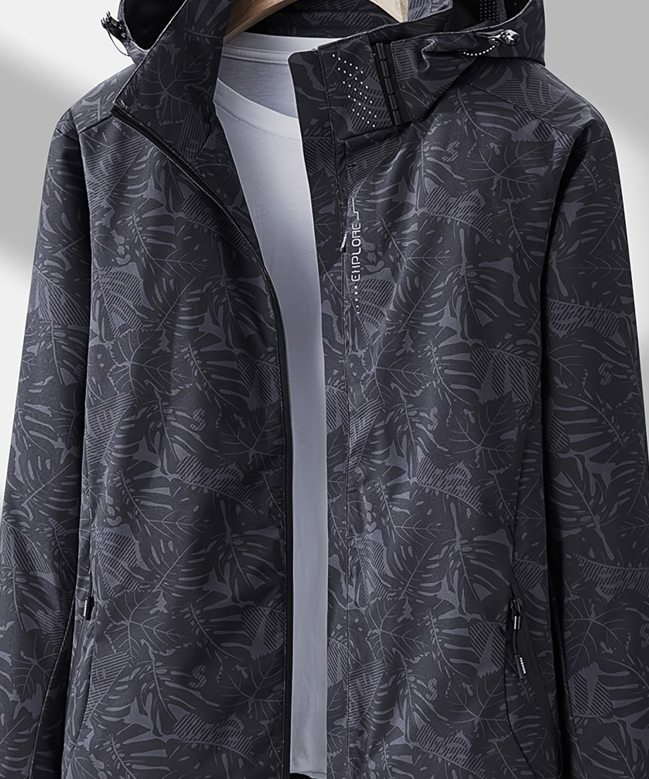 Women'S Windproof Jacket with Full-Zip Front - Lightweight Outdoor Coat, Stand Collar, Non-Stretch Fabric for Hiking, Camping, Travel - Bright Pink Windproof Shell (Spring/Fall/Summer) - Easy-Care Design, Hiking Gear, Camping