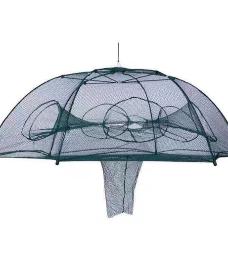 1pc Foldable Hexagonal Umbrella Fishing Net: Catch Minnow, Crayfish, and Crabs Effortlessly!