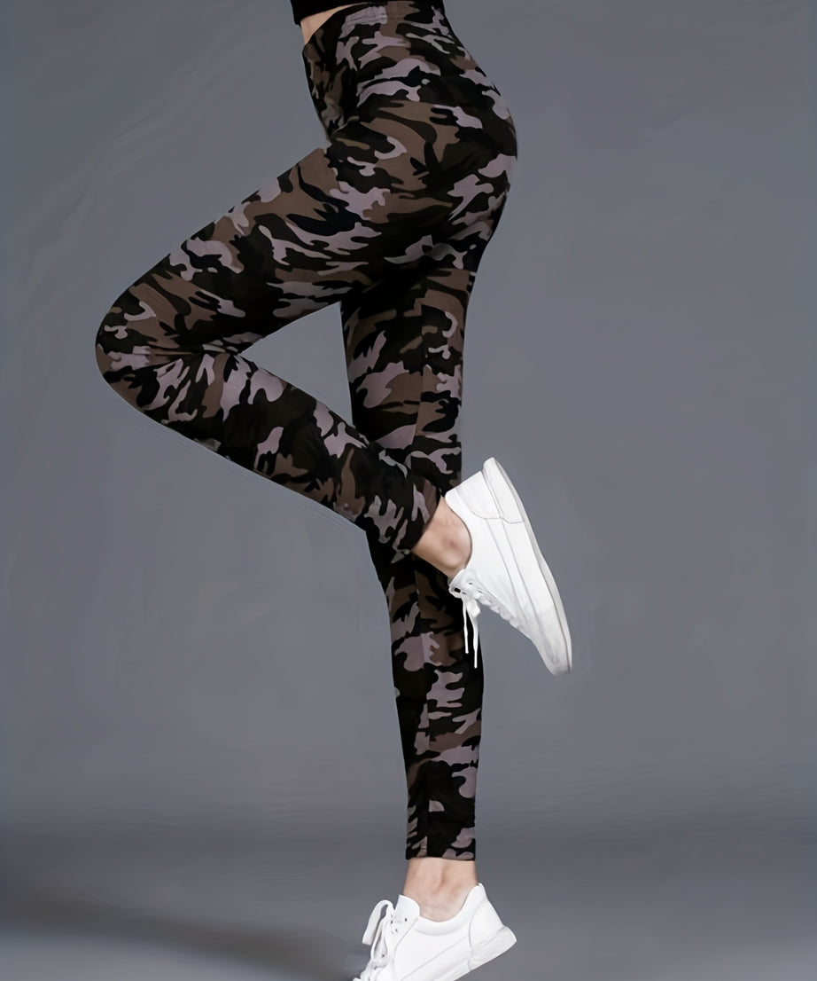 [Floral Leggings] High Waist Floral Printed Women's Leggings | Casual Sweatpants Pants