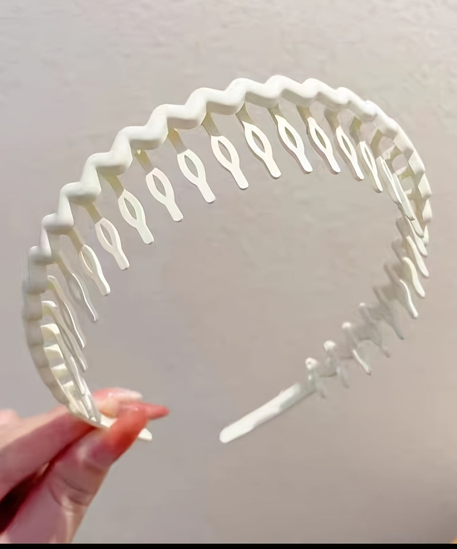 Hair Clip Frosted Color Headband Women's Non-slip Band Teeth Simple Pressure Headband Face Headband Hair Accessories