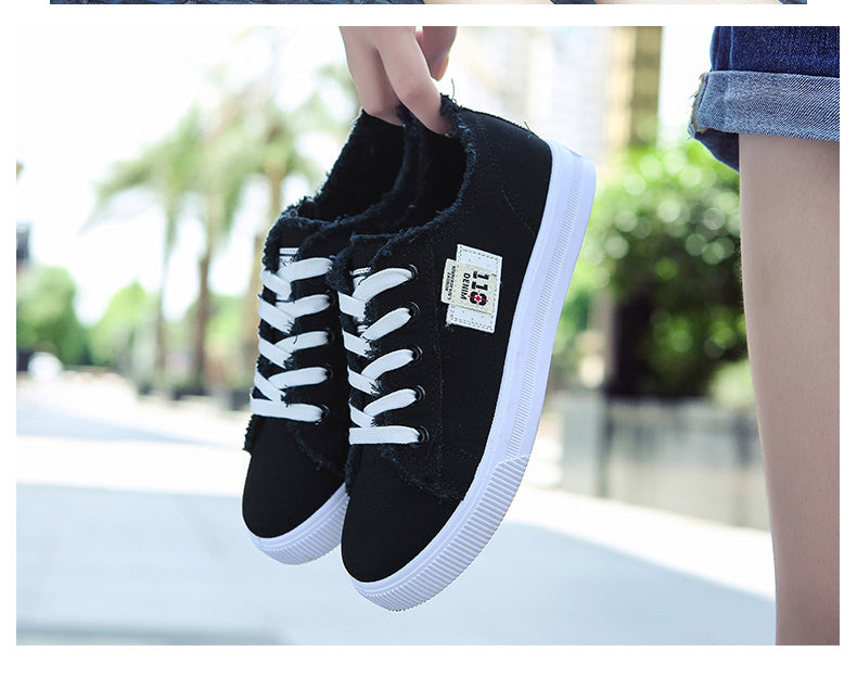 [Casual Canvas Shoes] White Women's Casual Round Toe Solid Color Canvas Shoes | Flat Bottom, PVC Sole, Fabric Upper And Insole, Hand Wash, No Dry Clean, Spring, Autumn, All Season 2022