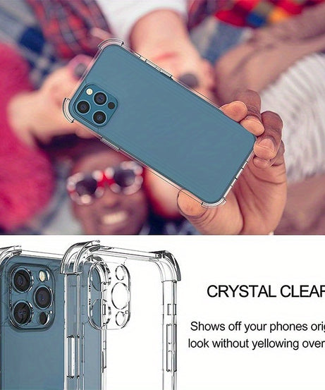 Durable And Transparent Phone Cover Designed for Various for iphone Models Including The Latest Ones, Providing Slim Protection.