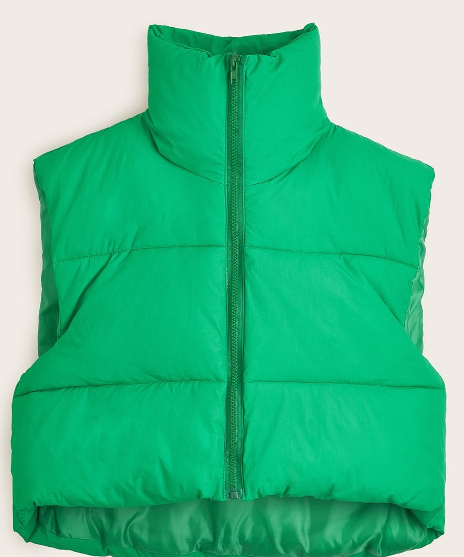 Women'S Sleeveless Vest - Vibrant Pink Slim-Fit Alternative Coat with Drawstring Hood, Zipper Front & Pockets for Fall/Winter Casual Wear, Casual Winter Wear | High Neckline Vest | Zippered Jacket