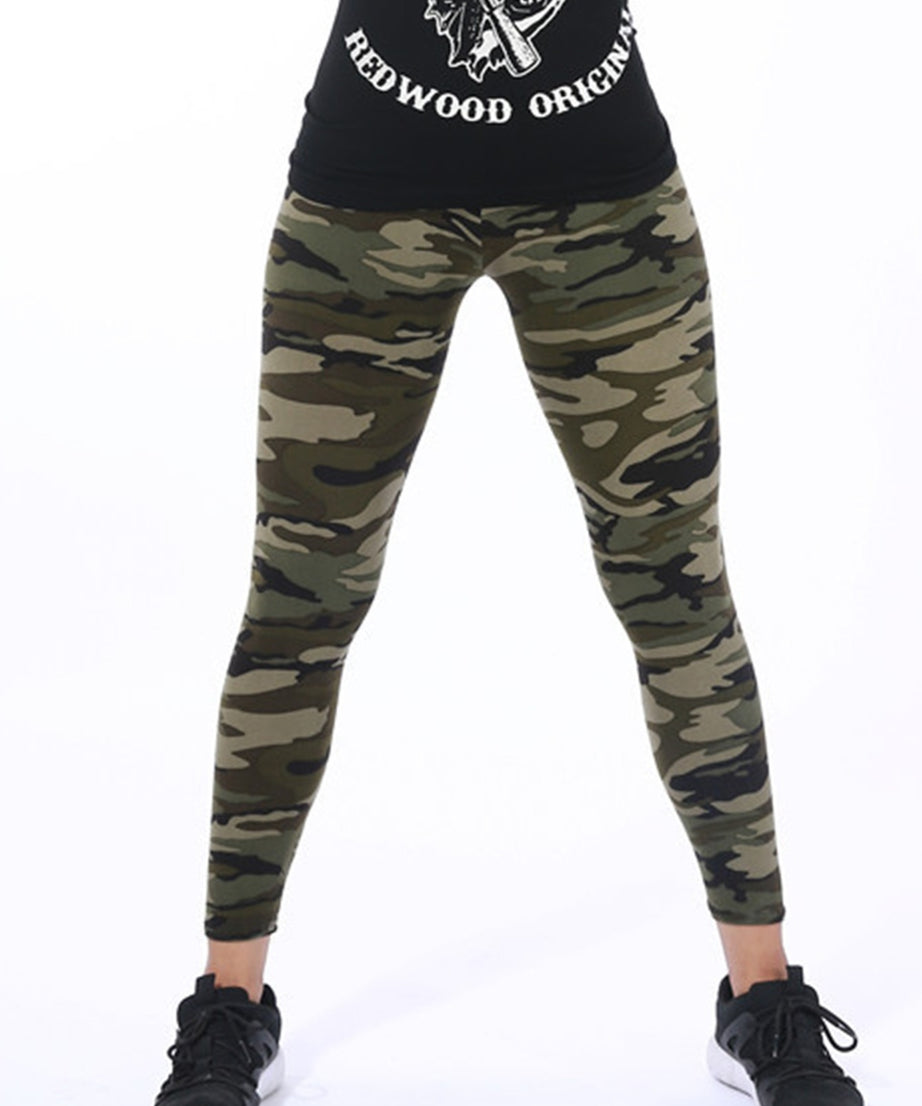 [Floral Leggings] High Waist Floral Printed Women's Leggings | Casual Sweatpants Pants