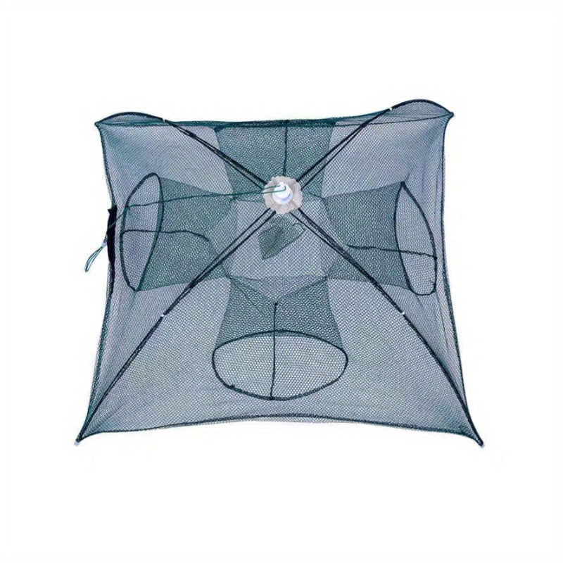 1pc Foldable Hexagonal Umbrella Fishing Net: Catch Minnow, Crayfish, and Crabs Effortlessly!