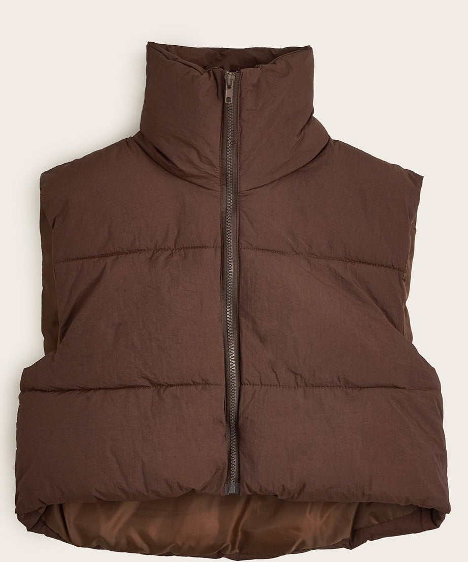 Women'S Sleeveless Vest - Vibrant Pink Slim-Fit Alternative Coat with Drawstring Hood, Zipper Front & Pockets for Fall/Winter Casual Wear, Casual Winter Wear | High Neckline Vest | Zippered Jacket