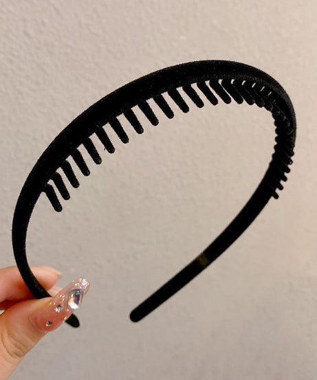 Hair Clip Frosted Color Headband Women's Non-slip Band Teeth Simple Pressure Headband Face Headband Hair Accessories