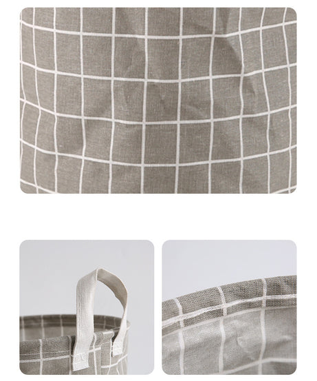 1pc Round Dirty Clothes Basket, Laundry Basket, Portable Dirty Clothes Hamper, laundry hhamper, storage bucket