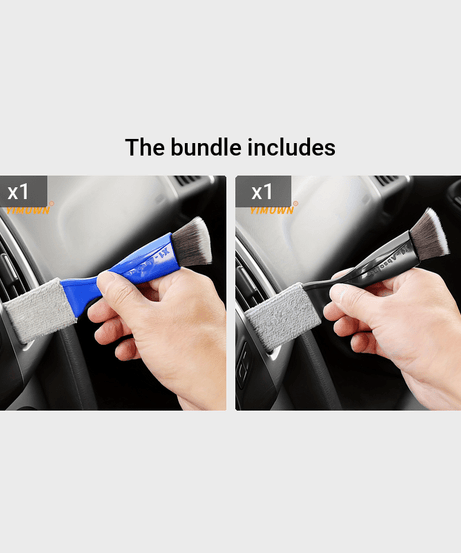 Effortlessly Clean Your Car's Interior with this Soft Brush Air Conditioner Cleaning Tool -  Soft Bristles - For All Car Models - Suitable for Regular Car Maintenance - Great Gift for Car Enthusiasts