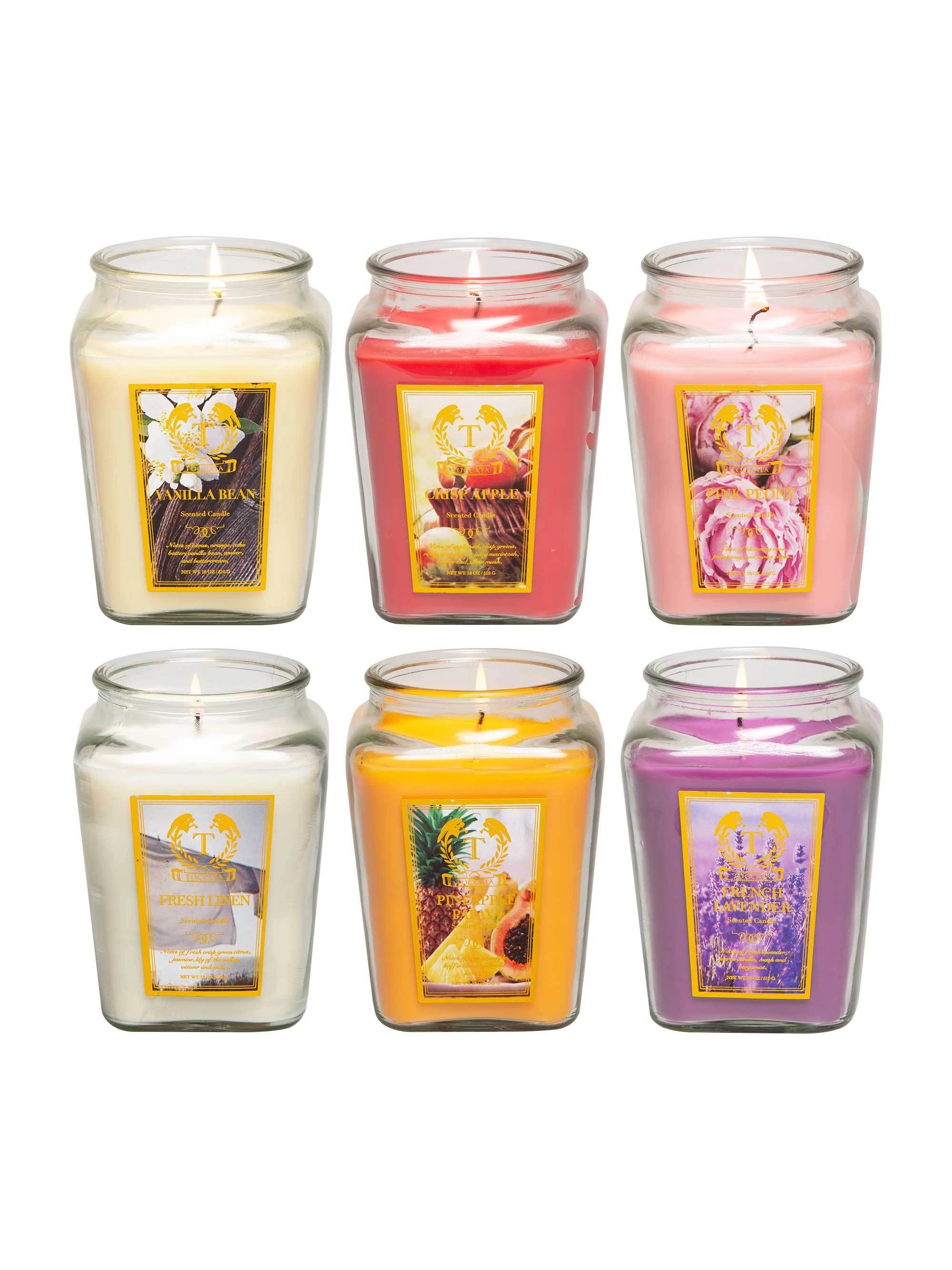 18oz/1pc Aroma Scented Candles, All 6 Scented Candle Gifts for Women, Scented Candle Gift Set for Christmas, Birthdays