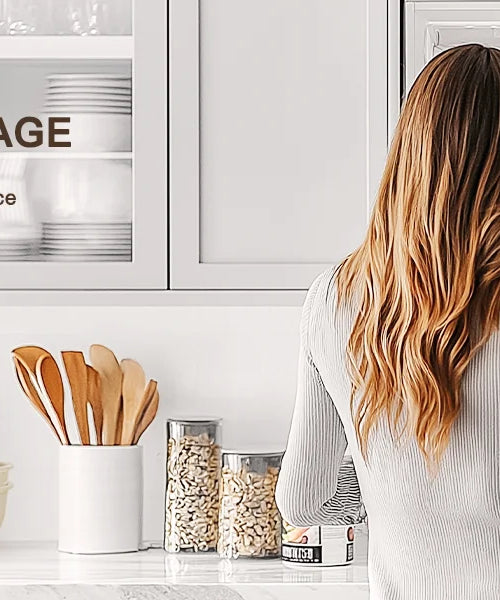 21 Piece Pots and Pans Set Non-Stick, Astercook Ceramic Cookware Set with Sensor Handles, Milky white