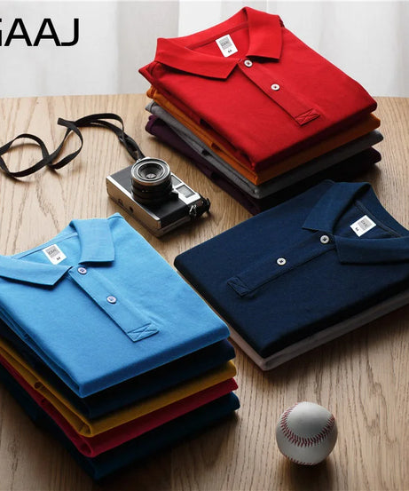 100 Cotton Polo Shirt Men,Light luxury Brand PoloShirt,Summer Short Sleeve Tee Shirt Fashion Tops Quality Clothes Golf Wear