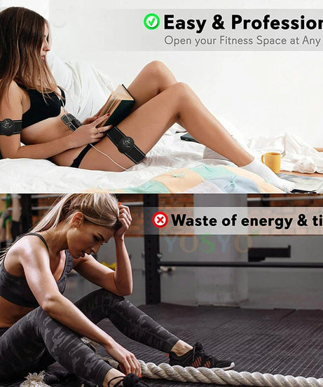 EMS Wireless Muscle Stimulator Trainer Smart Fitness Abdominal Training Electric Weight Loss Stickers Body Slimming Massager