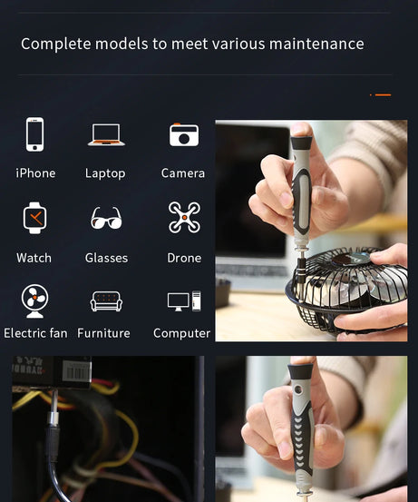 130 in 1 Screwdriver Sets Precision Portable Manual Hand Tool Kits Wireless Cordless Magnetic Small Bits for Xiaomi Phone Repair