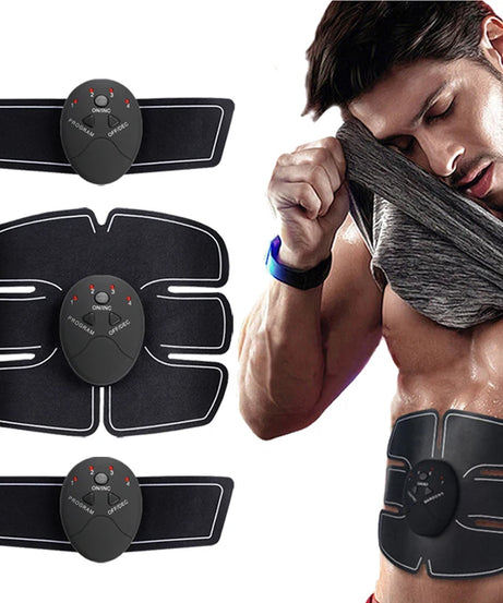 EMS Wireless Muscle Stimulator Trainer Smart Fitness Abdominal Training Electric Weight Loss Stickers Body Slimming Massager