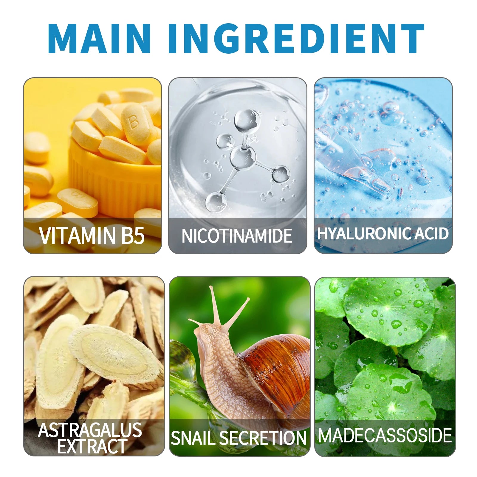 FCJ West&Month B5 Facial Serum Glow Serum for Home Use Spot Rejuvenation Anti-Aging Moisturizing Oily Dry Emu Oil Nicotinamide