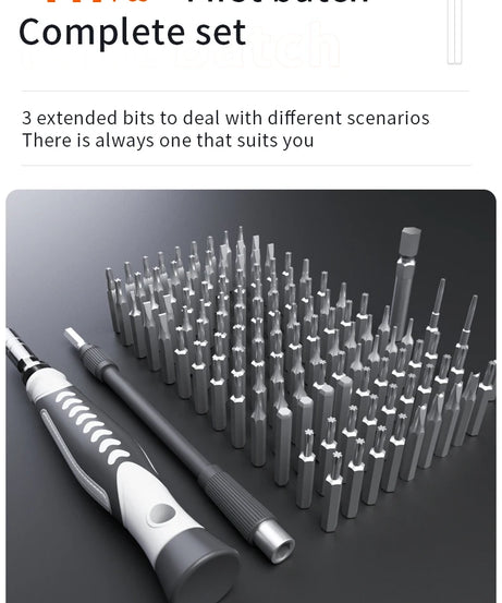 130 in 1 Screwdriver Sets Precision Portable Manual Hand Tool Kits Wireless Cordless Magnetic Small Bits for Xiaomi Phone Repair