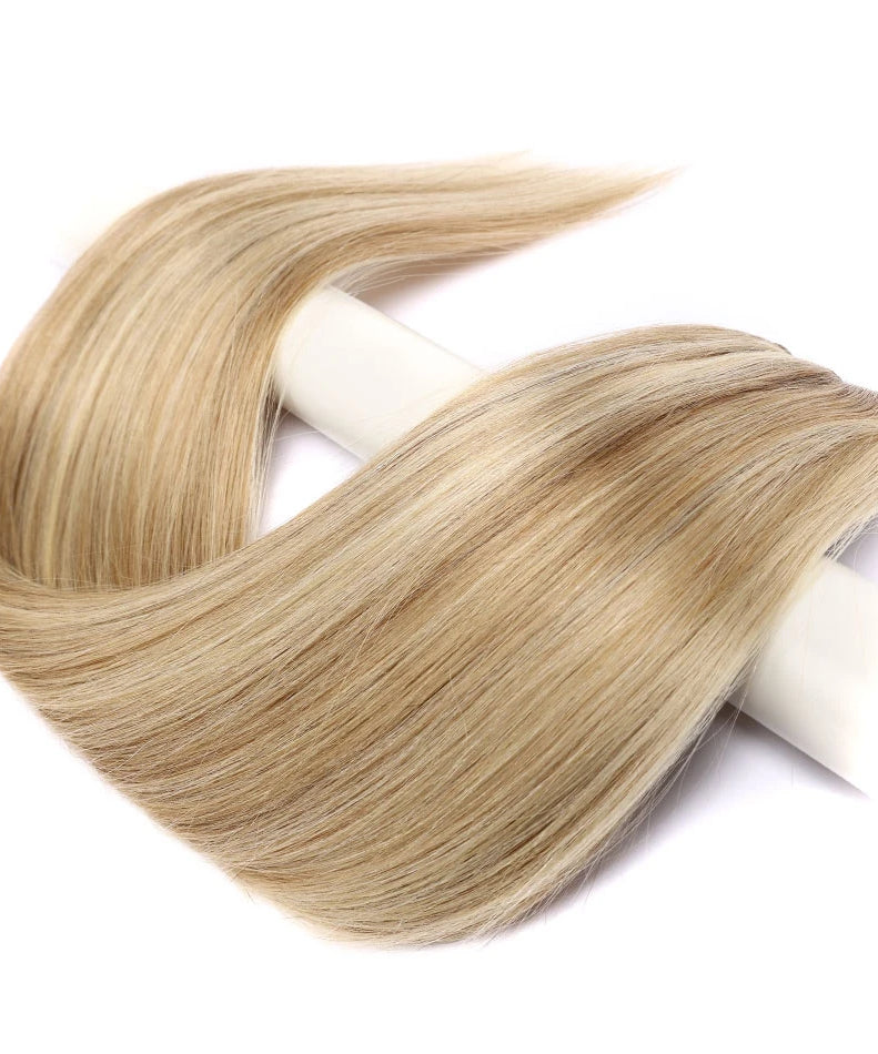 BHF 100% Human Hair Weaves Straight Russian Remy Natural Hair Weft 1piece 100g Black Brown Blonde Color Human Hair Extensions