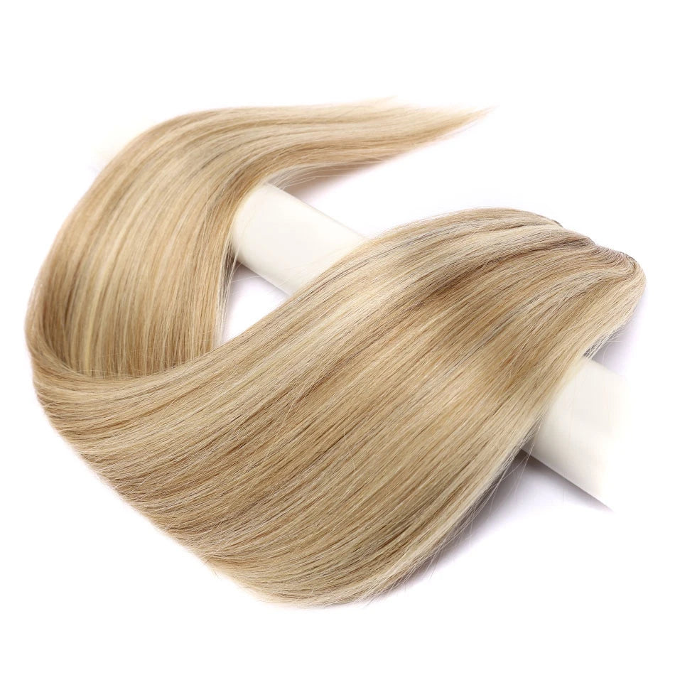BHF 100% Human Hair Weaves Straight Russian Remy Natural Hair Weft 1piece 100g Black Brown Blonde Color Human Hair Extensions