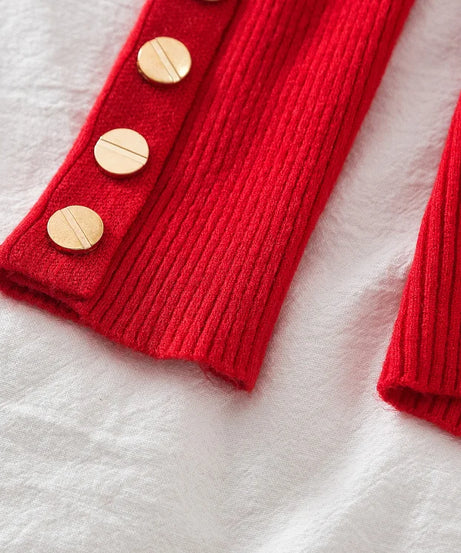 2025 women thick sweater pullovers khaki casual autumn winter button o-neck chic sweater female slim knit top soft jumper tops