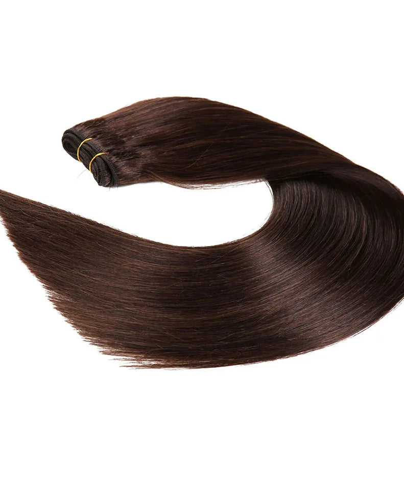BHF 100% Human Hair Weaves Straight Russian Remy Natural Hair Weft 1piece 100g Black Brown Blonde Color Human Hair Extensions