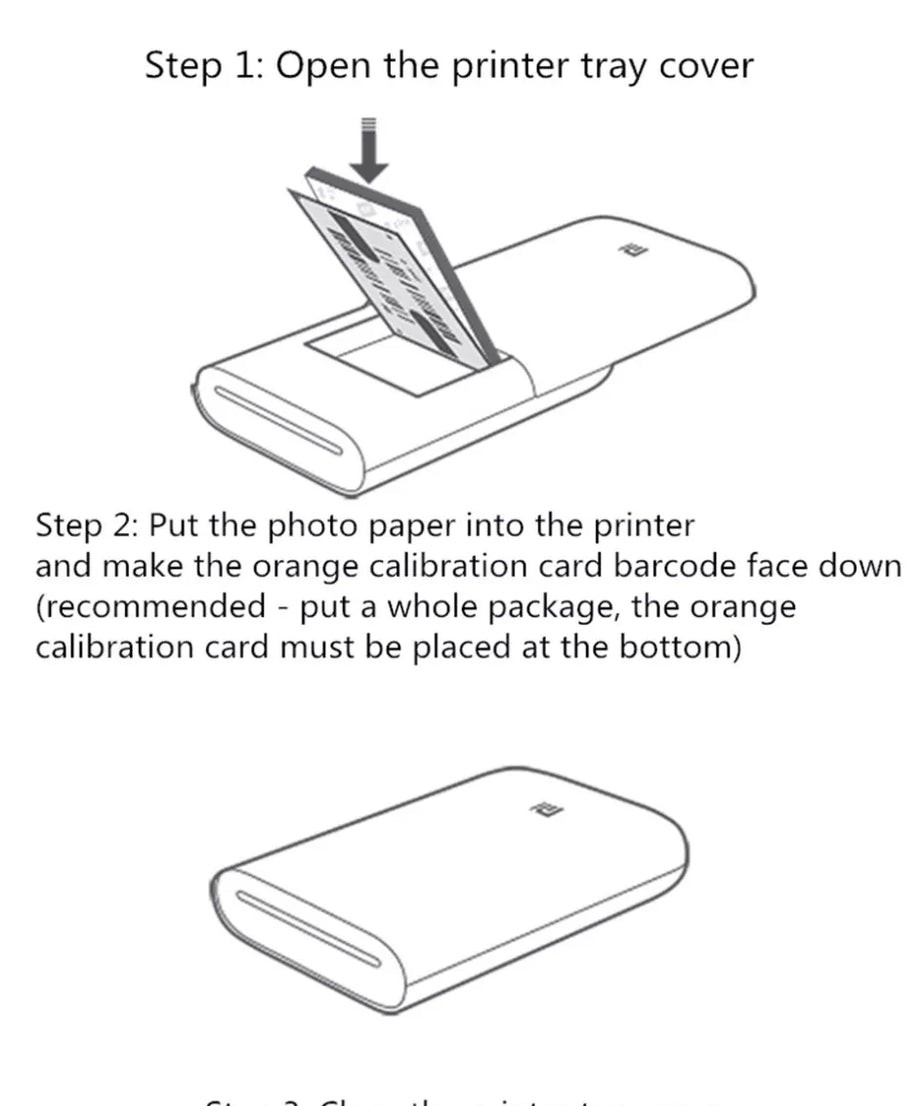 Xiaomi AR Printer 300dpi Portable Photo Mini Pocket With DIY Share 500mAh Picture Printer Pocket Printer Work With Mihome APP