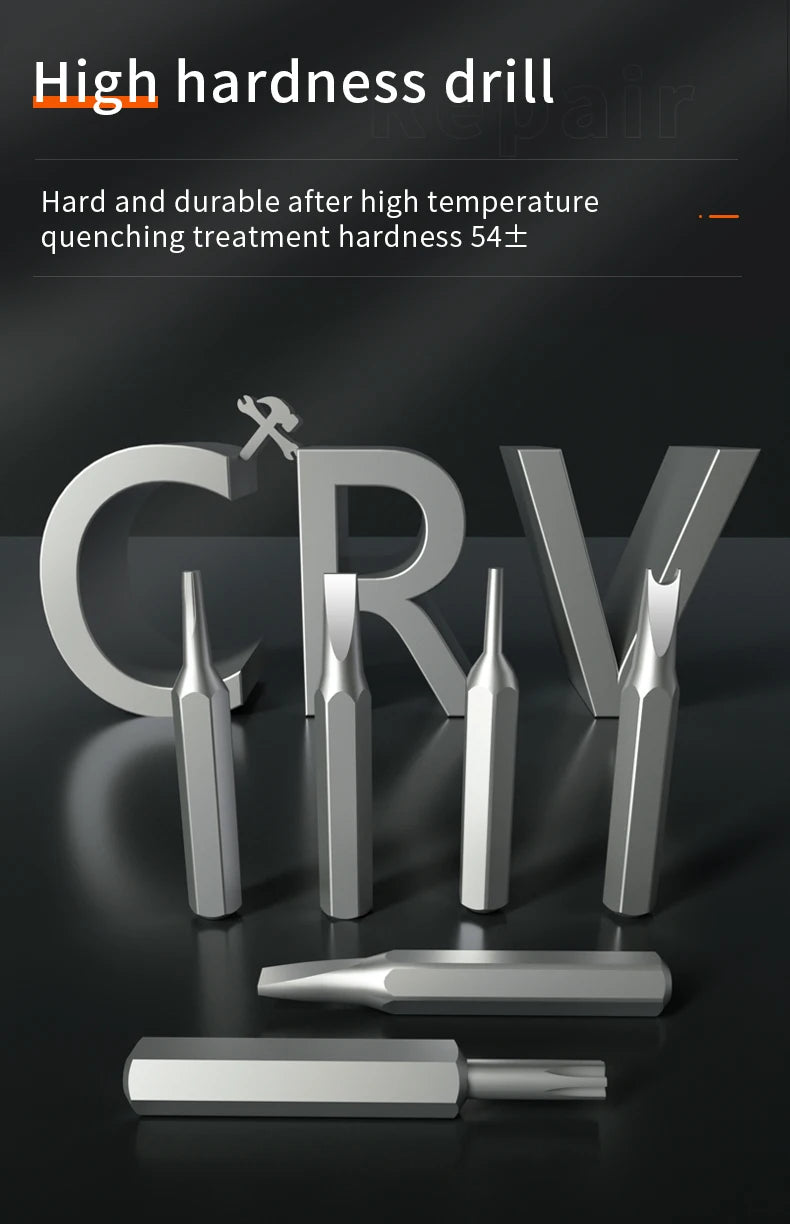 130 in 1 Screwdriver Sets Precision Portable Manual Hand Tool Kits Wireless Cordless Magnetic Small Bits for Xiaomi Phone Repair