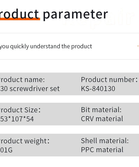 130 in 1 Screwdriver Sets Precision Portable Manual Hand Tool Kits Wireless Cordless Magnetic Small Bits for Xiaomi Phone Repair