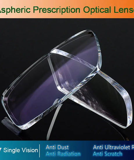 1.67 Single Vision Aspheric Optical Eyeglasses Prescription Lenses UV400 Anti-radiation AR Coating Spectacles Glasses Lenses