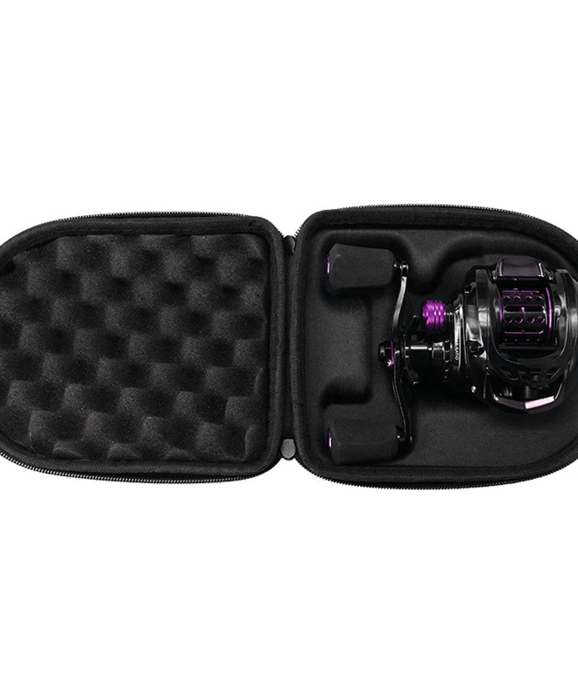 Fishing Reel Protective Case Water Resistant Hard EVA Box Pouch Built-in Anti-Pressure Sponge Baitcasting Wheel Bag Accessories
