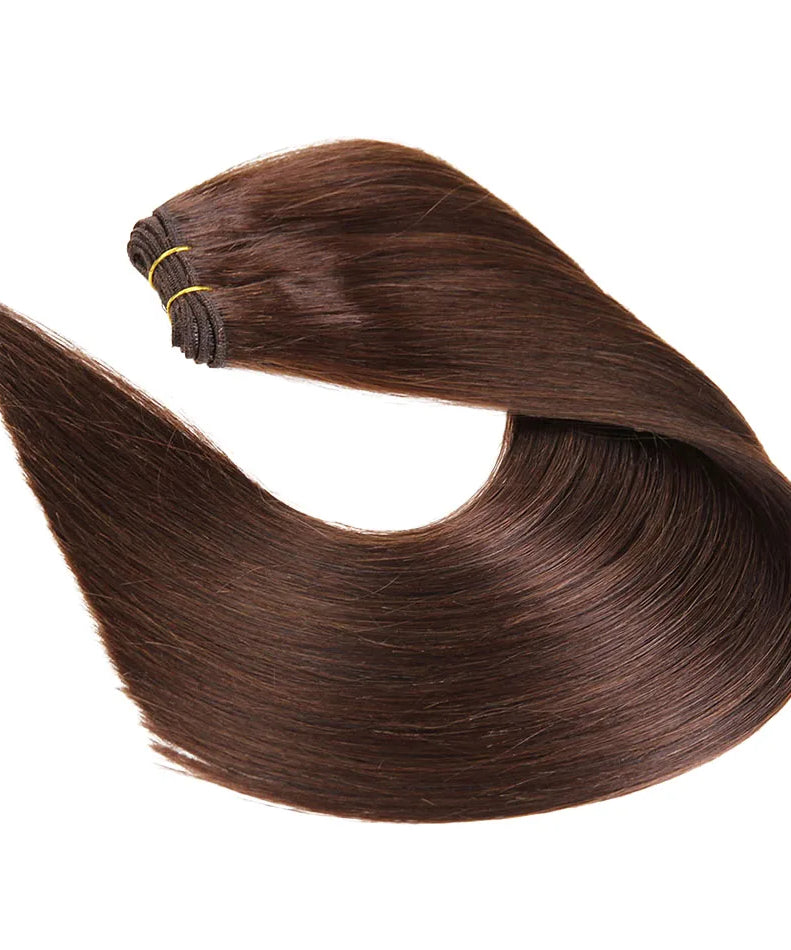 BHF 100% Human Hair Weaves Straight Russian Remy Natural Hair Weft 1piece 100g Black Brown Blonde Color Human Hair Extensions