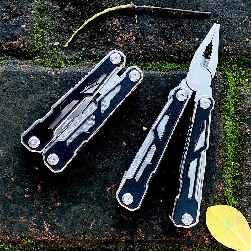 Outdoor Folding Multipurpose Tools Camping Portable Stainless Steel EDC Emergency Survival Knife Clamp Hiking Equipment