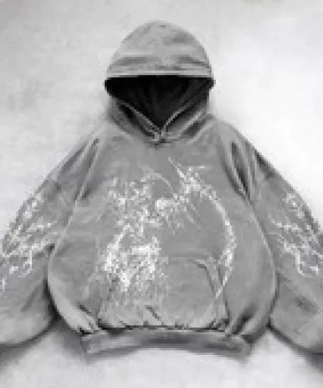 Hooded Printed Hip Hop Y2G Streetwear Sweatshirt