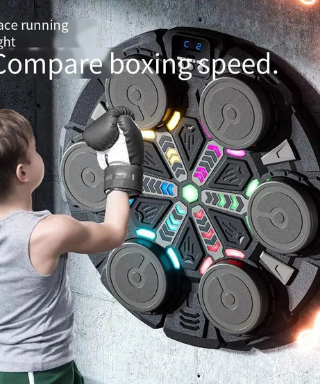 Rhythm Box Music Boxing Target Interactive Exercise Equipment with Light Response for Stress Relief And Coordination Training fo