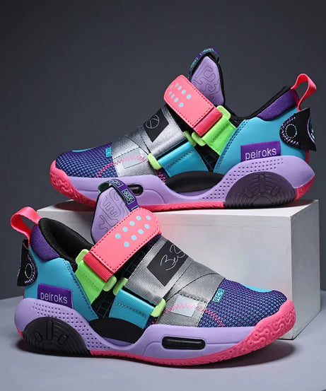 2024 New Children's Basketball Shoes For Boys Girls Non-slip Kids Sport Shoes Lightweight Outdoor Sneakers Trainers Footwear