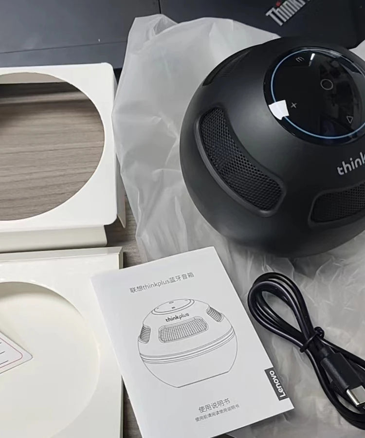 Choice Original Lenovo TS5 Bluetooth V5.3 Speaker Outdoor Long Endurance Loudspeaker Subwoofer Portable Surround Sound Player