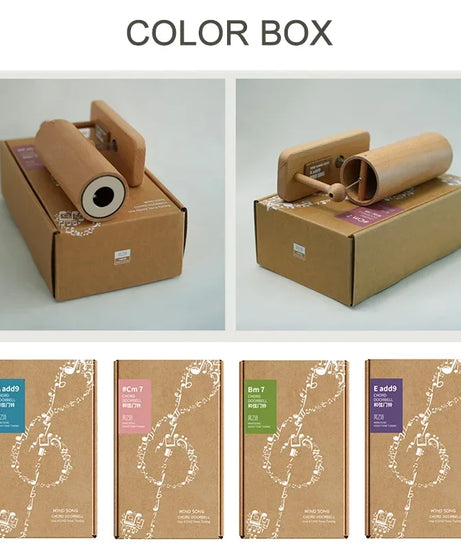 432Hz Door Opening Wood-made Doorbell Chime Music Chords Door Bell Chimes For Home Business Entrance Fridge Housewarming Gift