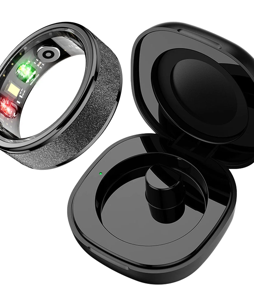 COLMI R10 Smart Ring with Charging Case for Men Women, Health and Sleep Monitor, 5ATM Waterproof, Multi-sport Mode