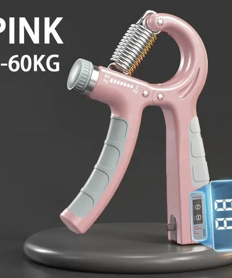 5-60Kg Adjustable Hand Grip Strengthener, Stainless Steel Spring Hand Exerciser For Muscle Building And Injury Recovery