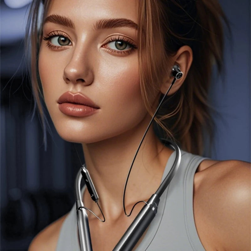 EARDECO 80 Hours Bass 5.4 Bluetooth Headphone Sport Wireless Headphones In-ear Outdoor  waterproof headset Noise Reduction
