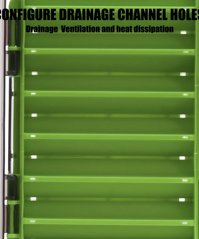 Fishing Tackle Box 14 Compartments Fishing Accessories Lure Hook Storage Case Double Sided Fishing Tool Organizer Boxes