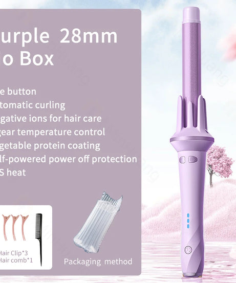 Automatic Hair Curler 28mm/32mm Large Wave Curling Iron Anion Fast Heating Professional Styling Curlers Curling Wand Hair Waver