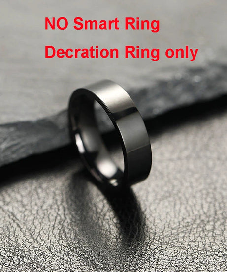 2025 New Smart Ring Men Women, Heart Rate Blood Oxygen and Sleep Monitor Smartring IP68 & 5ATM Waterproof, Multi-sport Mode Ring