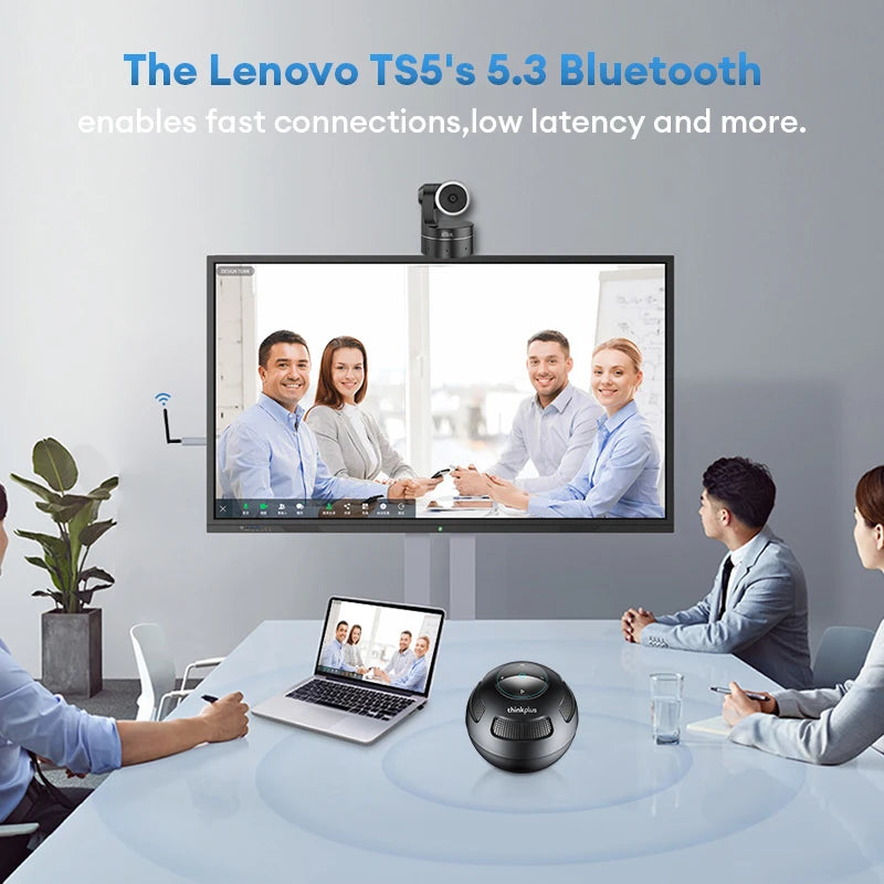 Choice Original Lenovo TS5 Bluetooth V5.3 Speaker Outdoor Long Endurance Loudspeaker Subwoofer Portable Surround Sound Player