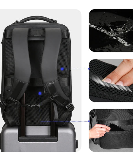 MARK RYDEN 17 inch Laptop Backpack For Men Travel Spacious Backpack Commuting COMPACTO PRO